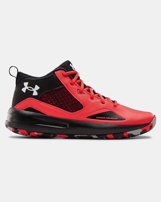 Under Armour Adult UA Lockdown 5 Basketball Sko Herre Rød / Sort | 49DZSxpTvvu