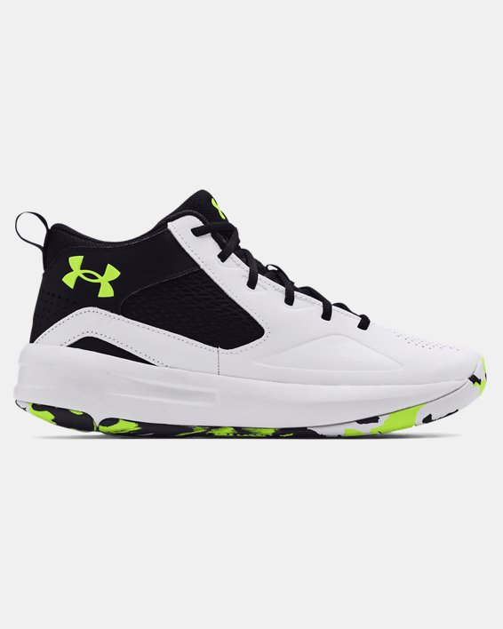 Under Armour Adult UA Lockdown 5 Basketball Sko Dame Hvide / Sort | Jqc4ypDBSQg