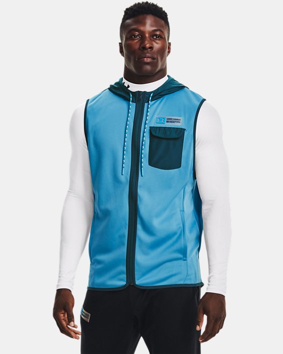 Under Armour Armour Fleece® Storm Hooded Sweatshirt Herre Blå / Blå | LwHuSFGP45b