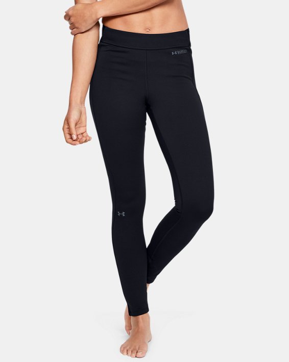 Under Armour ColdGear® Base 4.0 Leggings Dame Sort / Grå | kH9fXUU96hG