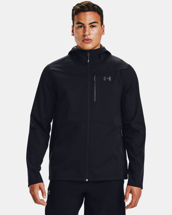 Under Armour ColdGear® Infrared Shield Hooded Jakke Herre Sort / Grå | riOOwvOIl3y