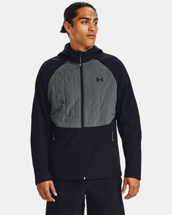Under Armour ColdGear® Reactor Hybrid Lite Jakke Herre Sort / Grå | sveQpmEwnPp