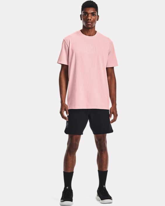 Under Armour Curry Embroidered UNDRTD T-Shirt Løbetøj Herre Lyserød | 1RiNbswTvy5