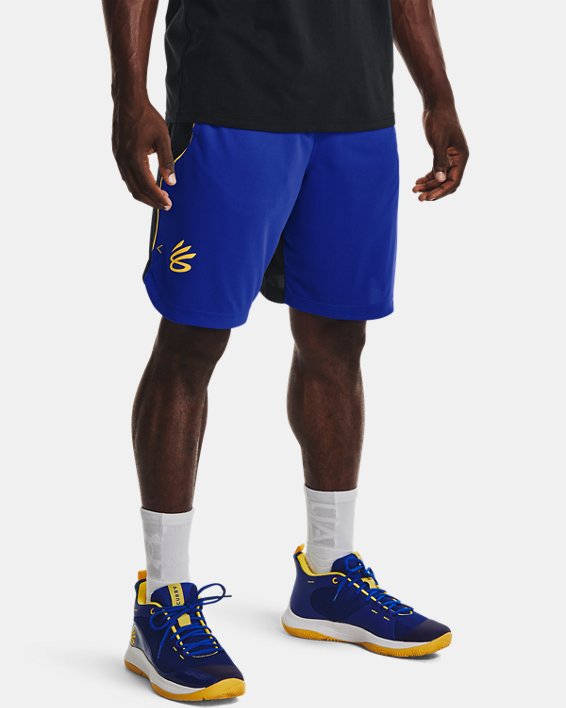 Under Armour Curry UNDRTD Splash Shorts Herre Kongeblå / Sort | nsdgM3Yhp74