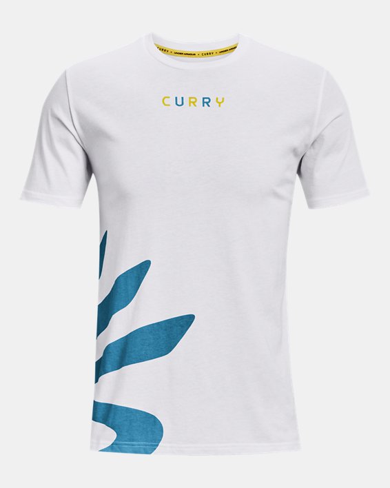 Under Armour Curry Ultra Splash T-Shirt Løbetøj Herre Hvide / Blå | NBWqYOpB9Hm