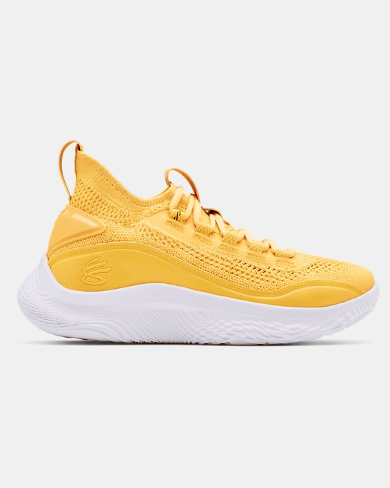 Under Armour Grade School Curry Flow 8 Basketball Sko Pige Hvide | ecb1KhLjS4E