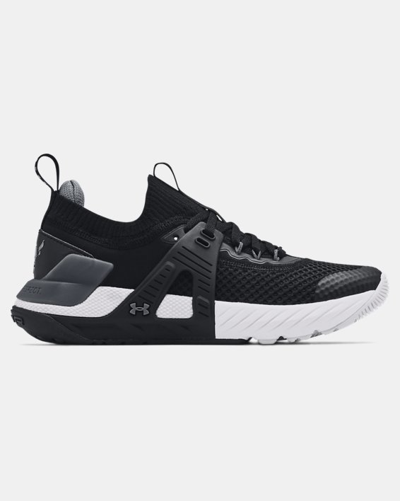Under Armour Grade School UA Project Rock 4 Træningssko Drenge Sort / Hvide | SCu59aPvEVq