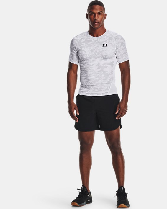 Under Armour HeatGear® Armour Camo Løbetøj Herre Hvide / Sort | 8xFzwg5dTGT