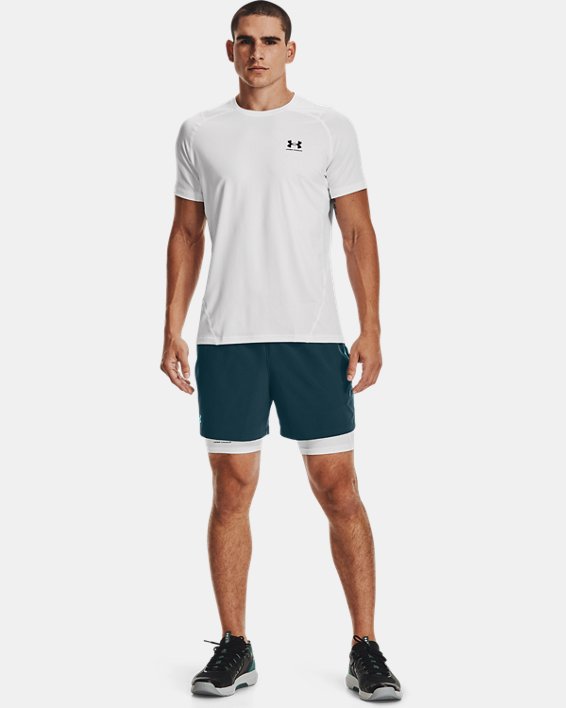 Under Armour HeatGear® Armour Compression Shorts Herre Hvide / Sort | Xowv5jA3bbY