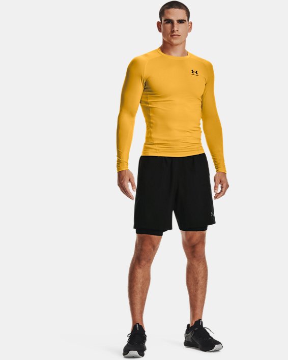 Under Armour HeatGear® Armour Compression Shorts Herre Sort / Hvide | vLm5bLpuhHo