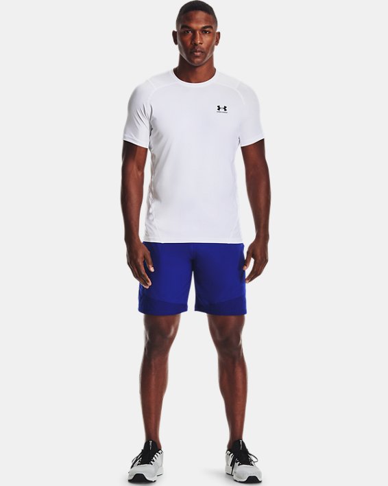Under Armour HeatGear® Armour Fitted Løbetøj Herre Hvide / Sort | VdyMsmuoCbr