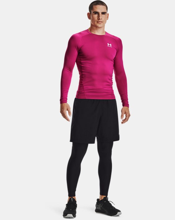 Under Armour HeatGear® Armour Leggings Herre Sort / Hvide | tcpoZDklqVB