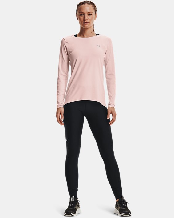 Under Armour HeatGear® Armour Løbetøj Dame Lyserød / Metal Sølv | KSOM9X251gu