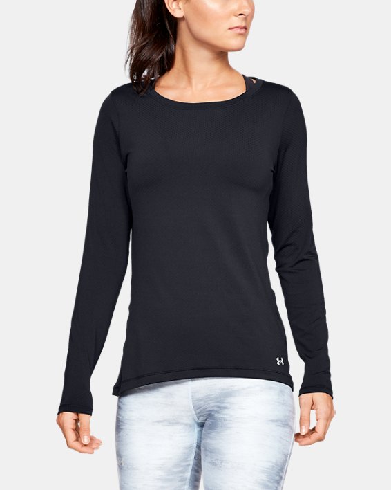 Under Armour HeatGear® Armour Løbetøj Dame Sort / Metal Sølv | jtswkNhECwq