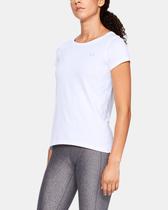 Under Armour HeatGear® Armour Løbetøj Dame Hvide / Metal Sølv | qK7vttHjnzj