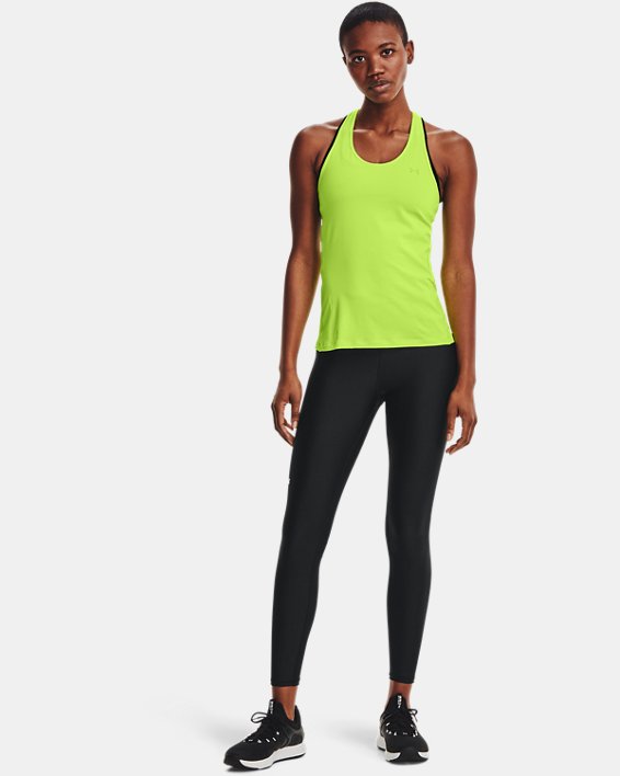 Under Armour HeatGear® Armour No-Slip Waistband Full-Length Leggings Dame Sort / Hvide | J8UKvxdvZLQ