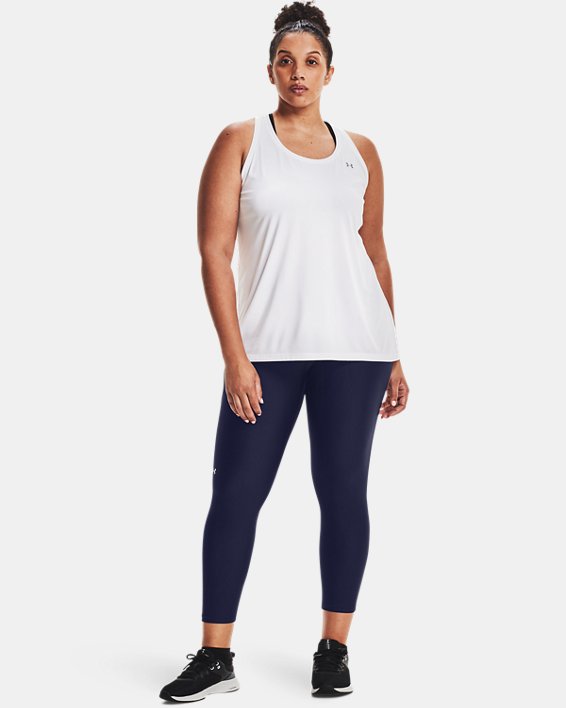 Under Armour HeatGear® Armour No-Slip Waistband Ankle Løbebukser Dame Mørkeblå / Hvide | cak7UmbC8Af