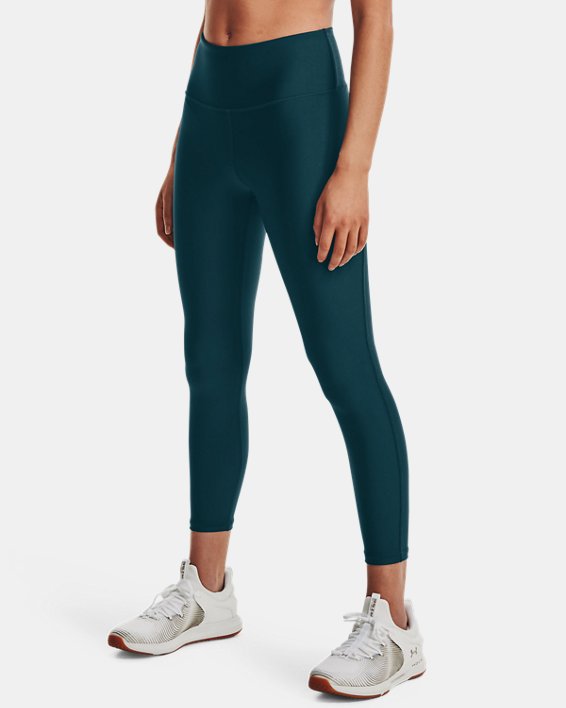 Under Armour HeatGear® Armour No-Slip Waistband Ankle Leggings Dame Mørkeblå / Sort | ieerM5FebXP