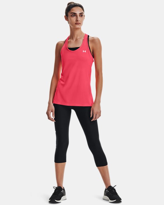 Under Armour HeatGear® Armour Racer Tank Top Dame Metal Sølv | AnCU8t5ZK2n