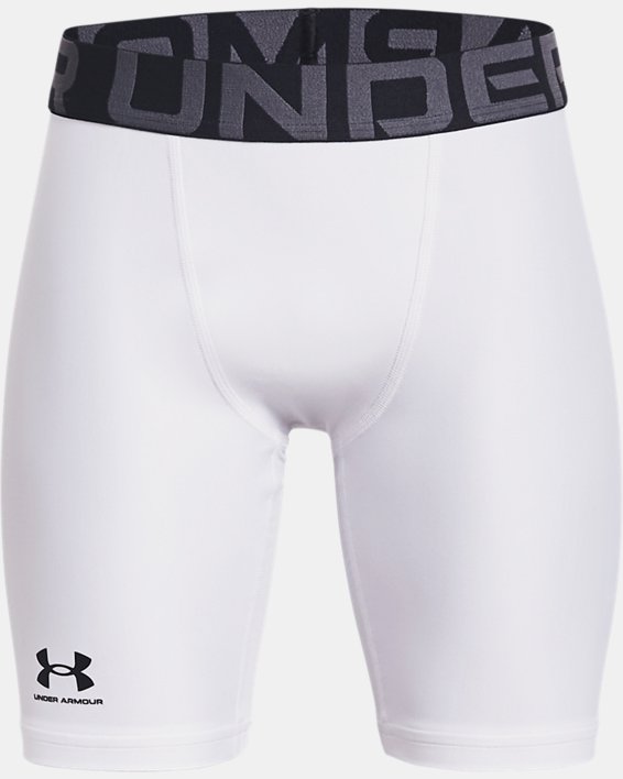 Under Armour HeatGear® Armour Shorts Drenge Hvide / Sort | RtFeEjhi6Tt