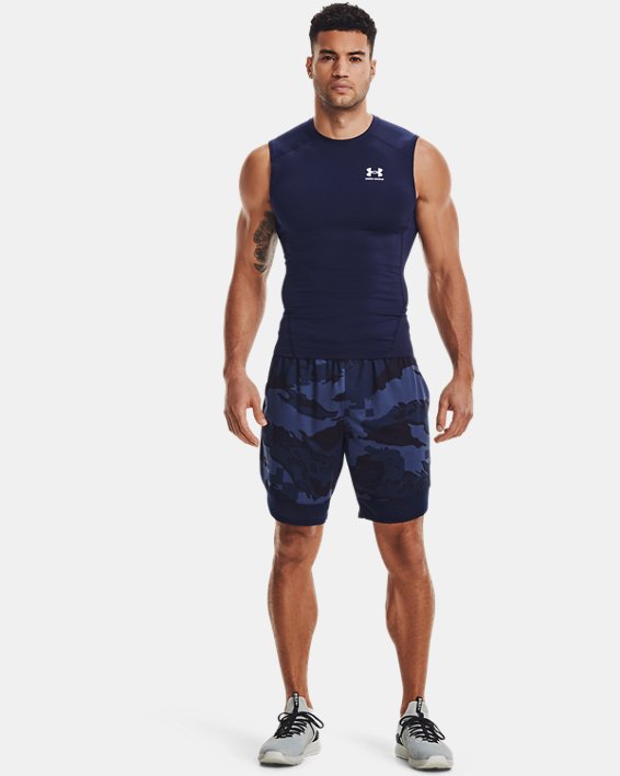 Under Armour HeatGear® Armour Uden Ærmer Tank Top Herre Mørkeblå / Hvide | 7HXnDel8W4n