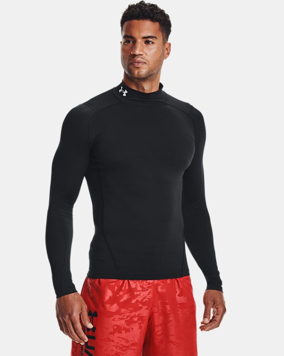 Under Armour HeatGear® Mock Løbetøj Herre Sort / Hvide | nafTV7jvtLh