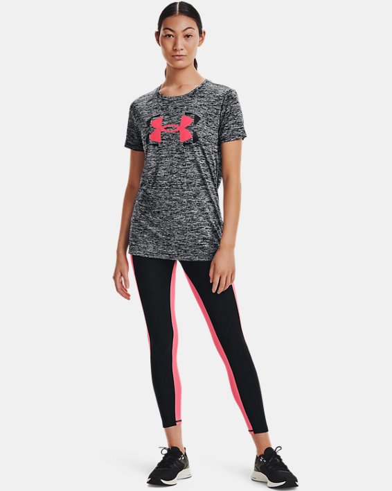 Under Armour HeatGear® No-Slip Waistband Ankle Leggings Dame Sort | AlFczlU4owl