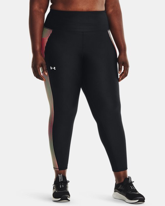 Under Armour HeatGear® No-Slip Waistband Ankle Løbebukser Dame Sort | my3kSHTX3gb
