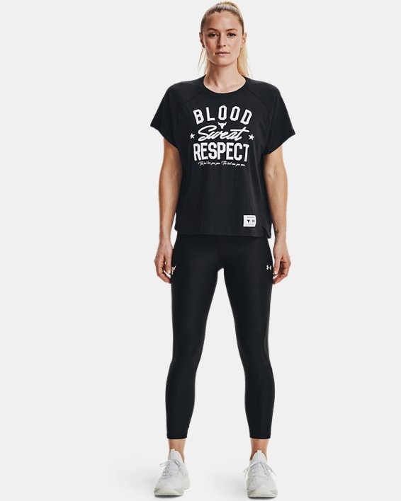 Under Armour Project Rock BSR Løbetøj Dame Sort / Hvide | 6Fiobc47U6w
