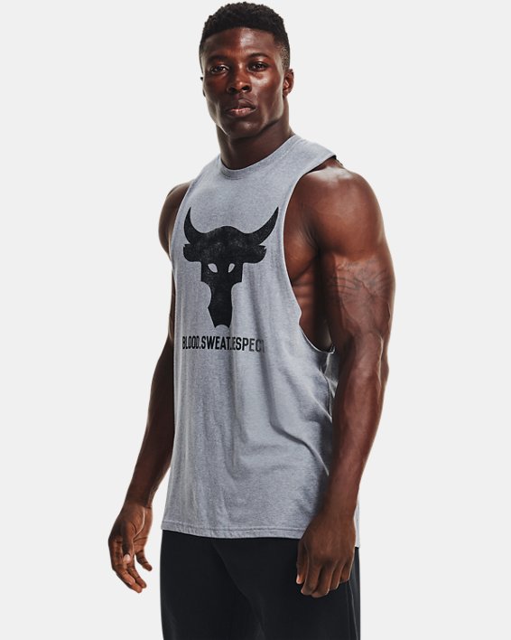 Under Armour Project Rock Brahma Bull Tank Top Herre Grå Sort | LAHHu1EbF6F