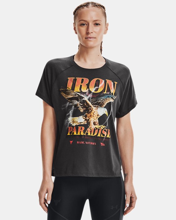Under Armour Project Rock Iron Paradise Løbetøj Dame Grå / Rød | 7oIBzjxa7Yk