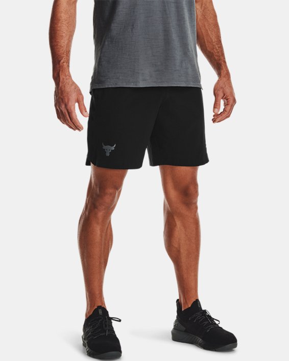 Under Armour Project Rock Snap Shorts Herre Sort / Grå | 1bj4qDuzw4e