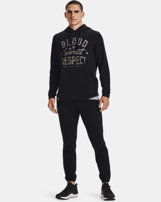 Under Armour Project Rock Terry Bukser Herre Sort / Sort Hvide | fEb6QQgN6Oo