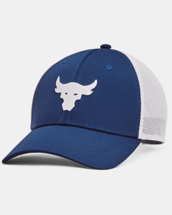 Under Armour Project Rock Trucker Hat Herre Indigo / Grå | rl4n8n36jpY