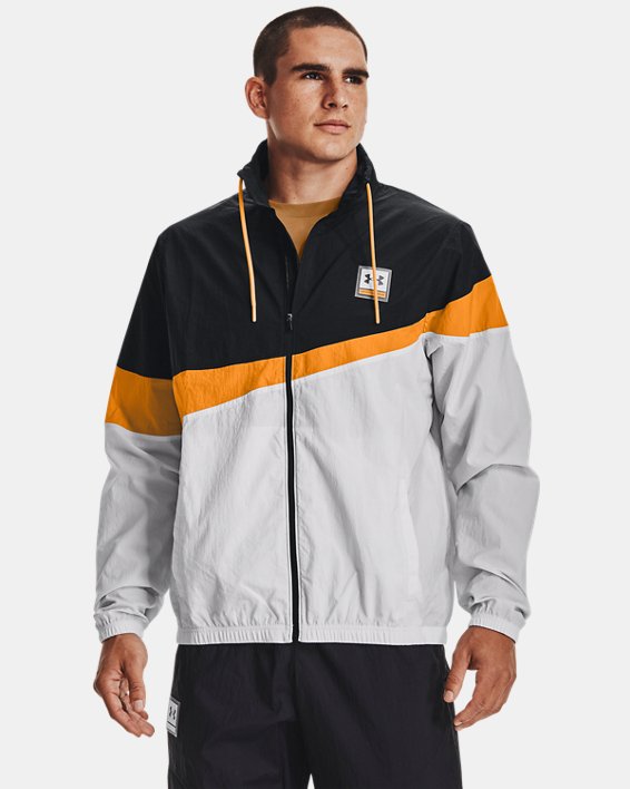 Under Armour UA 21230 Full-Zip Sweatshirt Herre Grå / Orange | Mmz2Jcii9zf