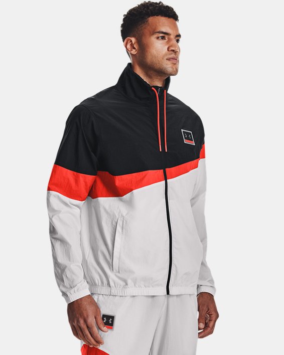 Under Armour UA 21230 Full-Zip Sweatshirt Herre Sort / Rød | orknU8jOfY5