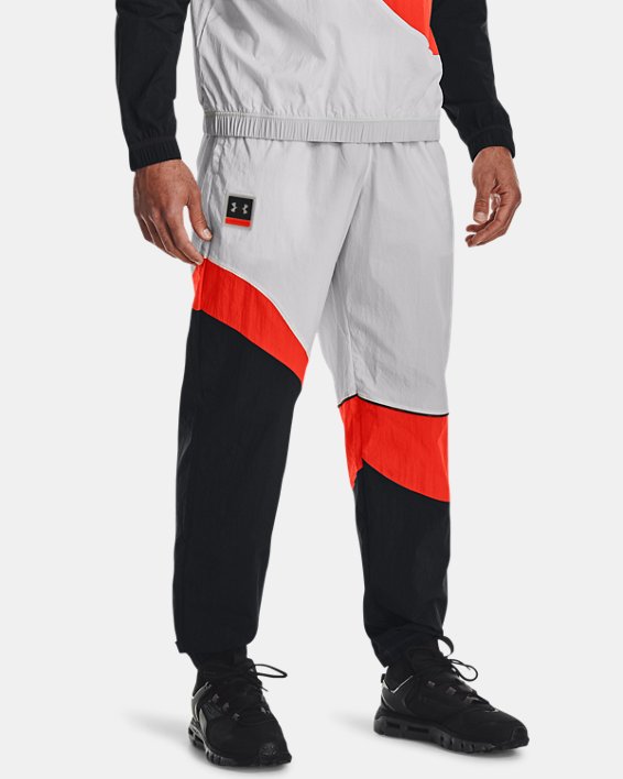 Under Armour UA 21230 Wind Løbebukser Herre Grå / Rød | vDE9qVePGRW