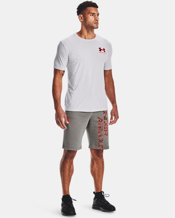 Under Armour UA ABC Camo Fill Wordmark Løbetøj Herre Grå / Rød | aBCfN3zBOp8