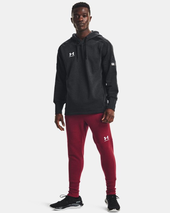 Under Armour UA Accelerate Off-Pitch Hættetrøje Herre Sort / Hvide | 6utD3XObQqI