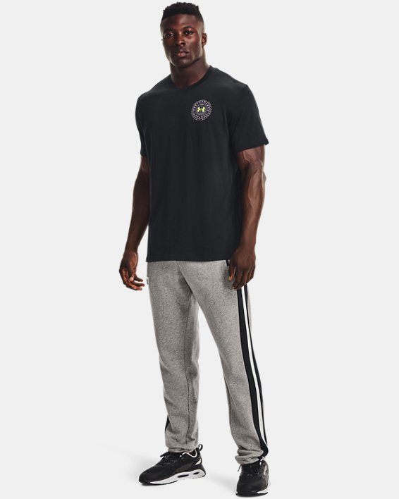 Under Armour UA Alma Mater Crest T Skjorte Herre Sort / Gul | OF9bVUPzCpy