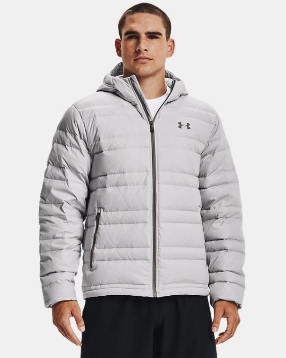 Under Armour UA Armour Down Hooded Jakke Herre Grå | kR6C3YJDzV3