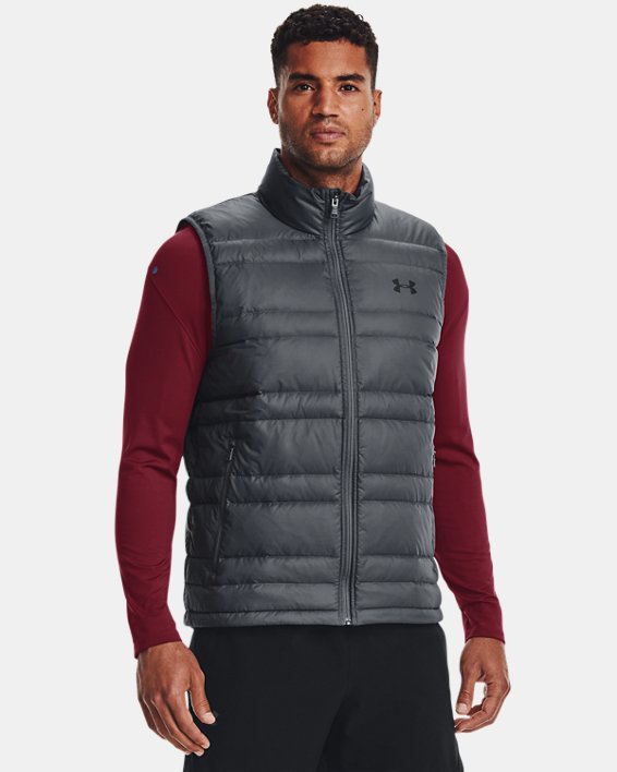 Under Armour UA Armour Down Veste Herre Grå / Sort | UJPdqsI64tH
