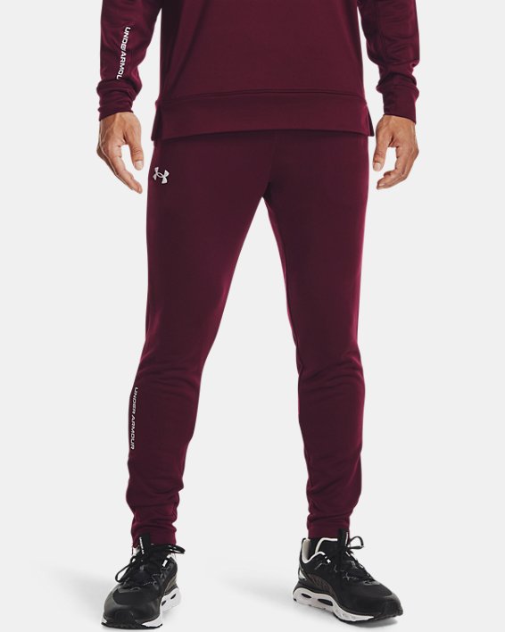 Under Armour UA Armour Terry Bukser Herre Mørkebordeaux / Grå | V7cHnwyJExF