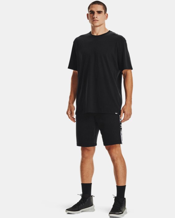 Under Armour UA Baseline Essential T-Shirt Løbetøj Herre Sort / Hvide | A4PDfAtLKt9