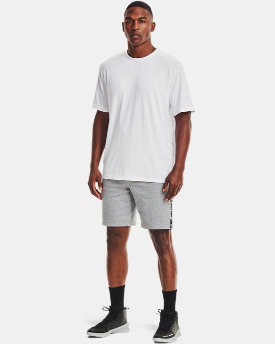 Under Armour UA Baseline Essential T-Shirt Løbetøj Herre Hvide / Sort | erHCA64cPtl