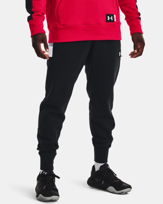 Under Armour UA Baseline Fleece Bukser Herre Sort / Grå Lyse | DdO2dnmnCqA