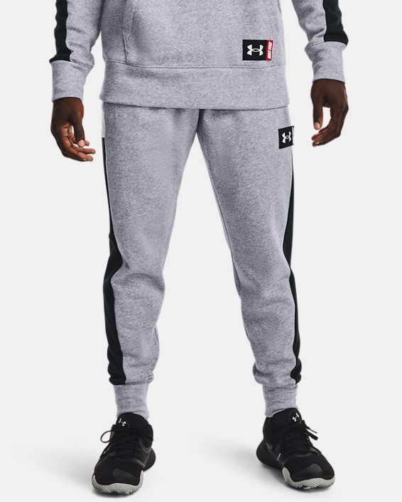 Under Armour UA Baseline Fleece Bukser Herre Grå Sort | vakjGfJGxL7