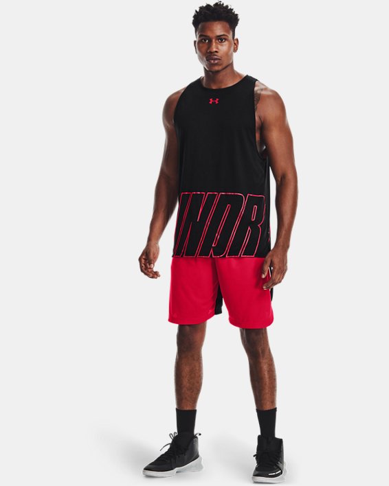 Under Armour UA Baseline Reversible Tank Top Herre Sort / Rød | nZSqi5ooUrP