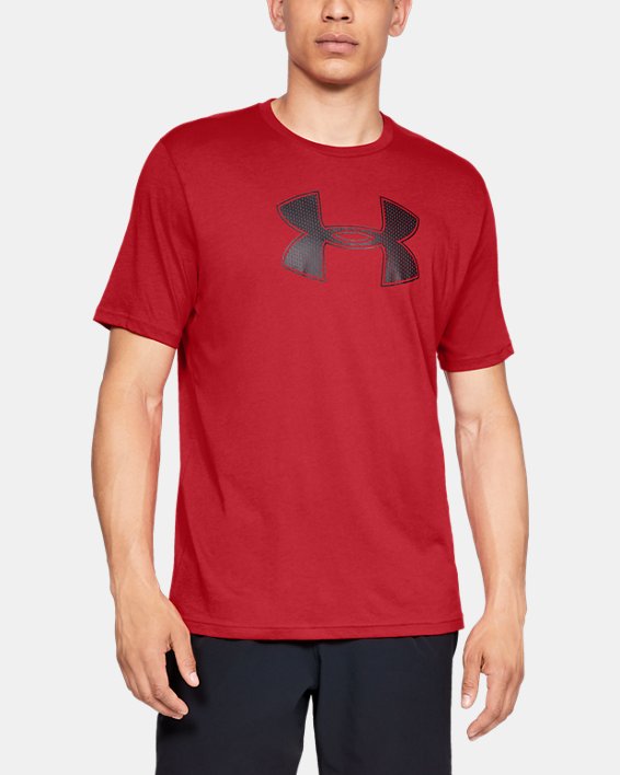 Under Armour UA Big Logo T-Shirt Løbetøj Herre Rød / Sort | hiRs6gs4GKc