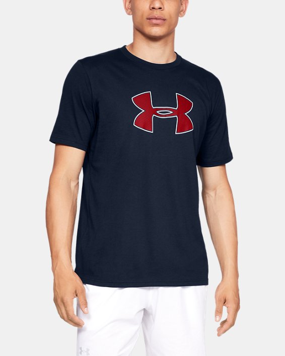 Under Armour UA Big Logo T-Shirt Løbetøj Herre Rød | rdcG8hOzcV7